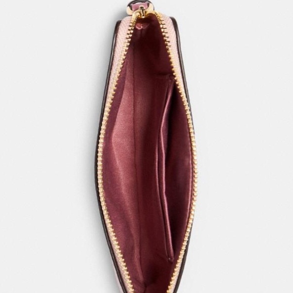 Coach Butterfly Print Corner Zip Wristlet - Picture 2 of 3